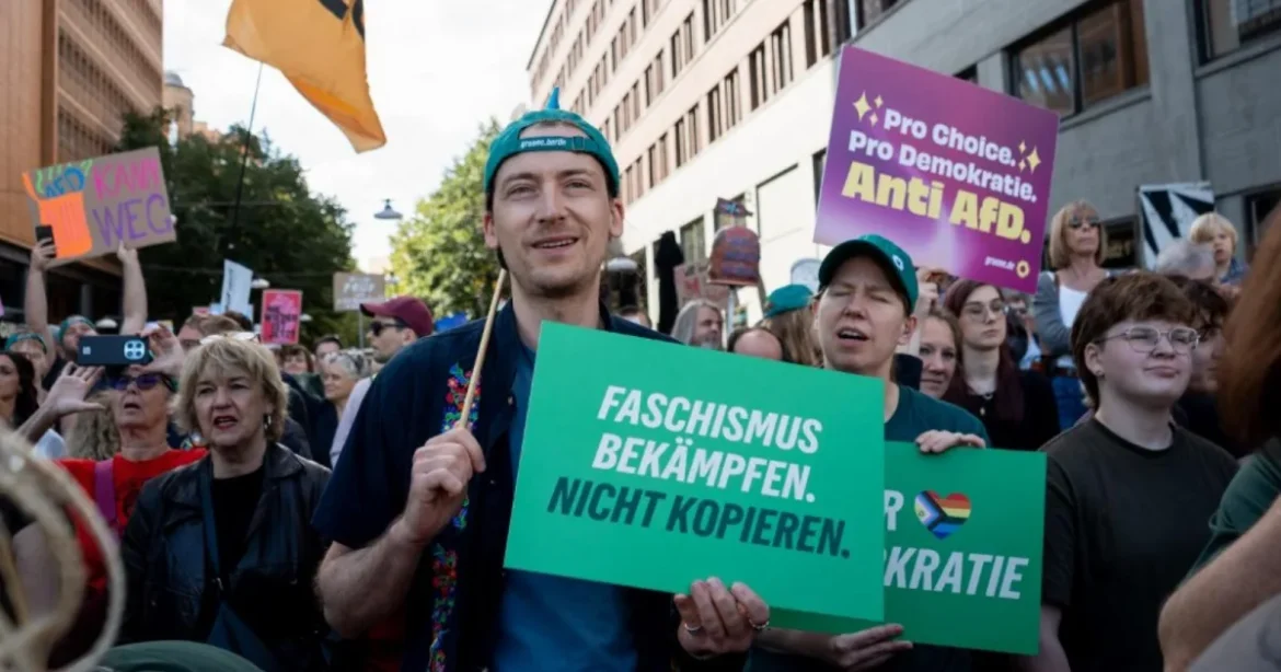 Tömeges tüntetések Németországban az AfD térnyerése miatt